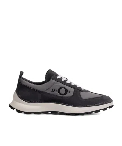 Dior Lace-up Sneakers In Black