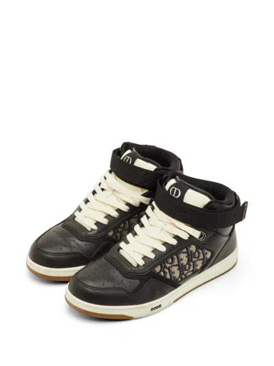 Pre-owned Dior Lace-up Sneakers In Black