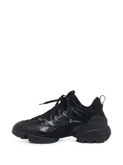 Pre-owned Dior Lace-up Sneakers In Black