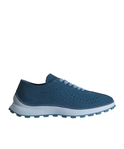 Dior Lace-up Sneakers In Blue