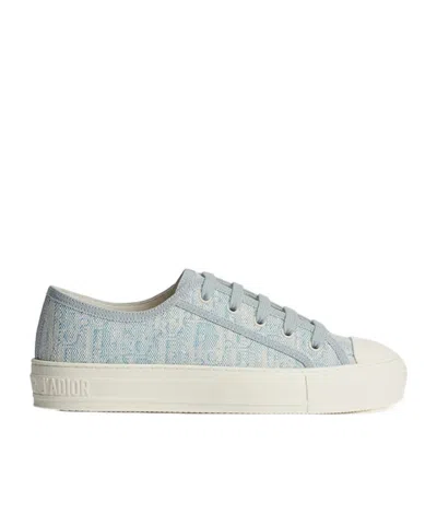 Dior Lace-up Sneakers In Blue