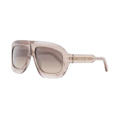 Dior Ladies Black Aviator Sunglasses Signaturem1u 40f1 In Pink
