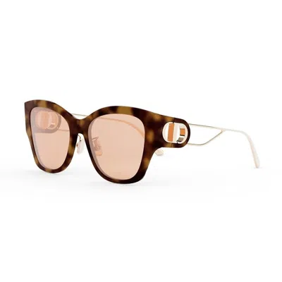 Dior Ladies Black Cat Eye Sunglasses 30montaigneb2u 26l0 In ["brown"]