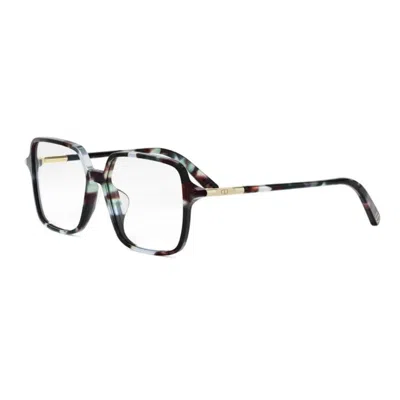 Dior Ladies Black Square Eyeglass Frames Minicdos2f 2800