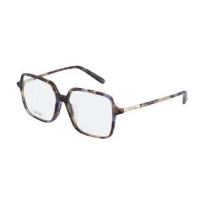 Dior Ladies Black Square Eyeglass Frames Minicdos2i 2400