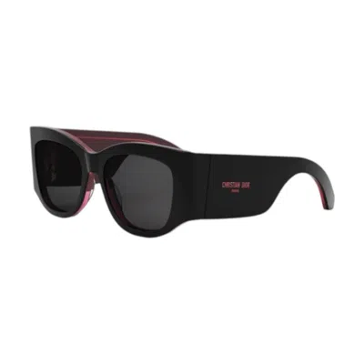 Dior Ladies Black Square Sunglasses Nuits1i 16a0 In ["grey"]