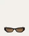Dior Lady 95.22 B1i Sunglasses In Dark Havana Brown Mirror