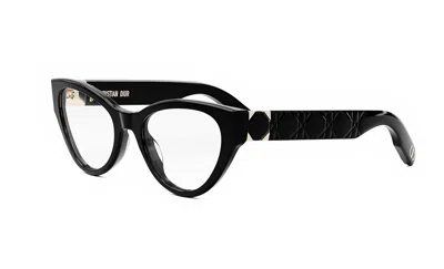 Dior Lady 9522 O B1i Demo Cat Eye Ladies Eyeglasses Cd50098i 001 52 In ["black"]