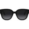 Dior Lady 95.22 R3i Sunglasses In Black