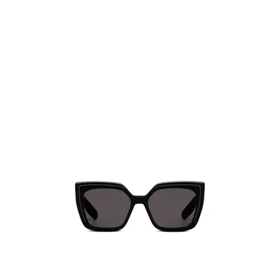 Dior Lady 95.22 S21 Sunglasses In Shiny Black/smoke