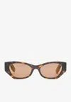 Dior Lady Cannage Butterfly Sunglasses In Brown