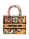 Dior Lady D- Lite Medium Handbag In Orange