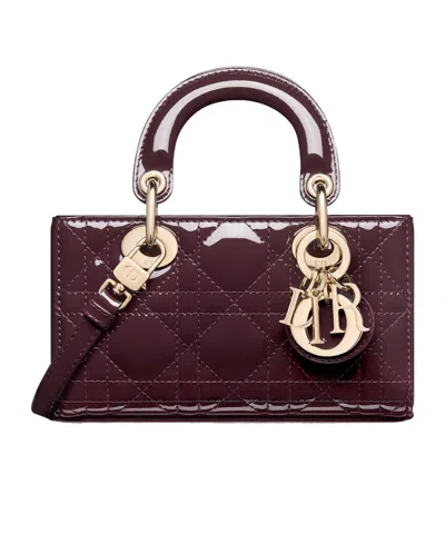 Dior Lady D-joy Micro Bag In Red