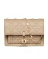 Dior Lady  Chain Pouch In Brown