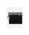 Dior Lady  Lotus Wallet In Black
