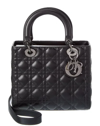 Dior Lady  Medium Leather Tote