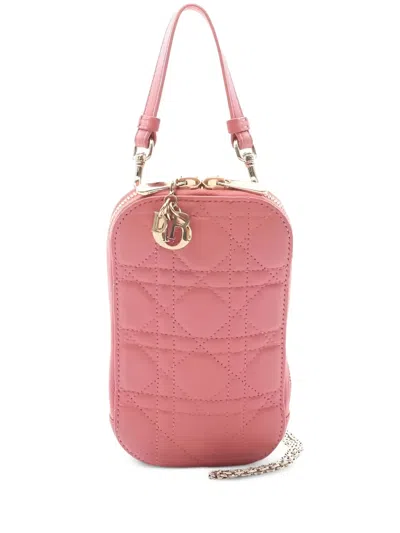 Pre-owned Dior Lady  Phone Case In Pink