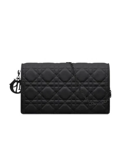 Dior Lady  Pouch In Black