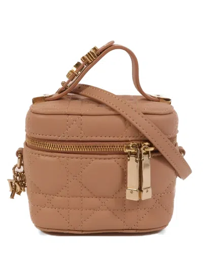 Pre-owned Dior Lady  Quilted Tote Bag In Neutral