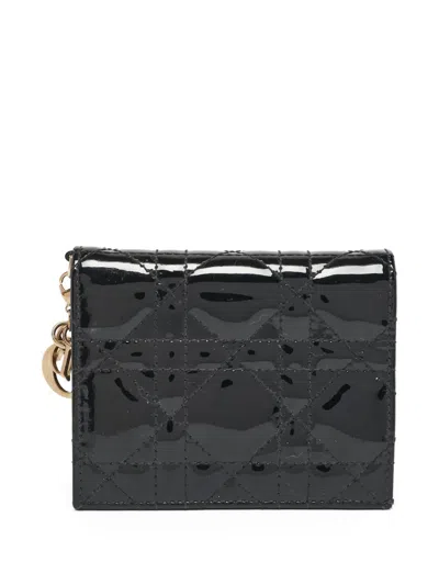 Pre-owned Dior Lady  Quilted Wallet