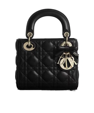 Dior Lady  Shoulder Bag In Black