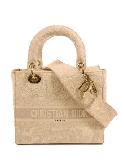 Dior Lady  Shoulder Bag In Neutral