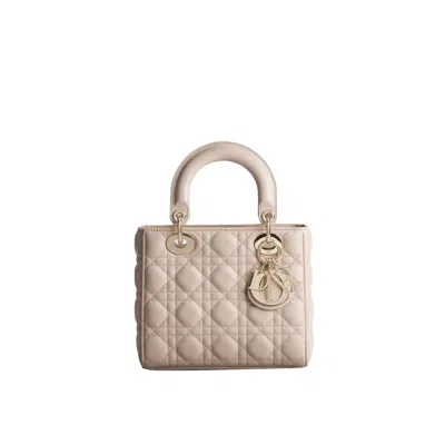 Dior Lady  Small Bag In Beige