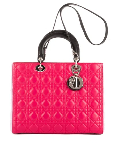 Pre-owned Dior Lady  Tote Bag In Black