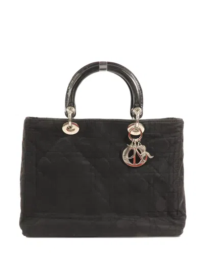 Pre-owned Dior Lady  Tote Bag In Black