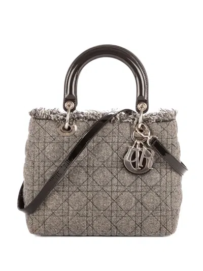Pre-owned Dior Lady  Tote Bag In Neutral