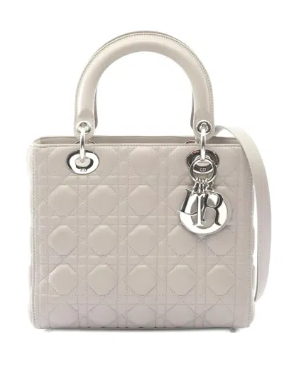 Pre-owned Dior Lady  Tote Bag In Neutral