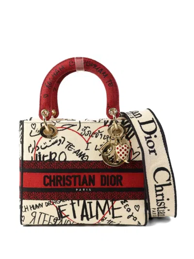 Pre-owned Dior Lady  Tote Bag In Neutral