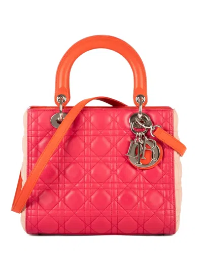 Pre-owned Dior Lady  Tote Bag In Pink