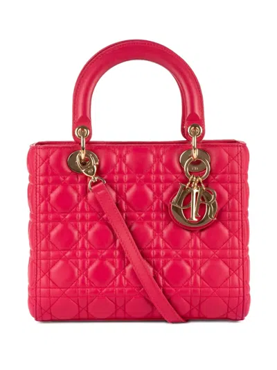 Pre-owned Dior Lady  Tote Bag In Pink