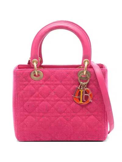 Pre-owned Dior Lady  Two-way Handbag In Pink