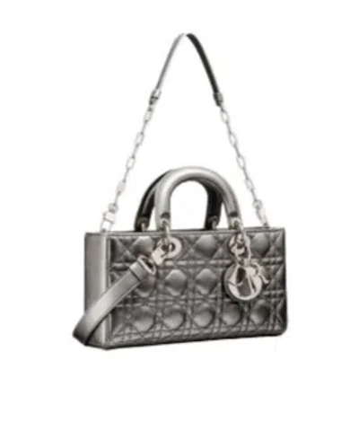 Dior Ladydjoy Shoulder Bag In Black