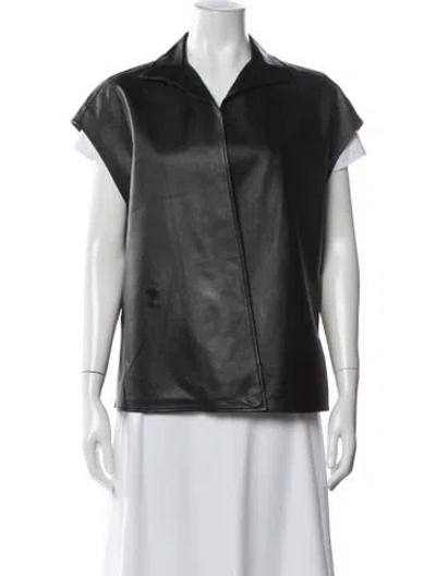 Pre-owned Dior Lamb Leather Jacket In Black