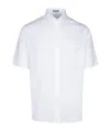 Dior Lapel Button Shirt In White