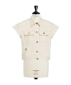 Dior Lapel Casual Jacket In White