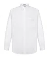 Dior Lapel Long-sleeved Shirt In White