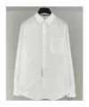 Dior Lapel Long-sleeved Shirt In White