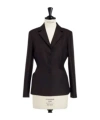 Dior Lapel Long-sleeved Suit Coat In Black