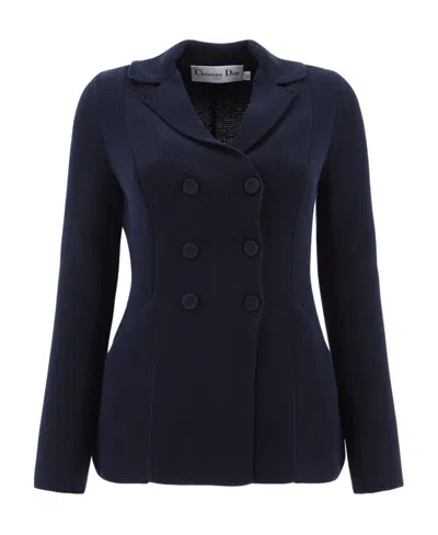 Dior Lapel Suit Jacket In Black