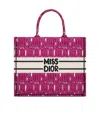 Dior Large Book Tote Handbag In Pink