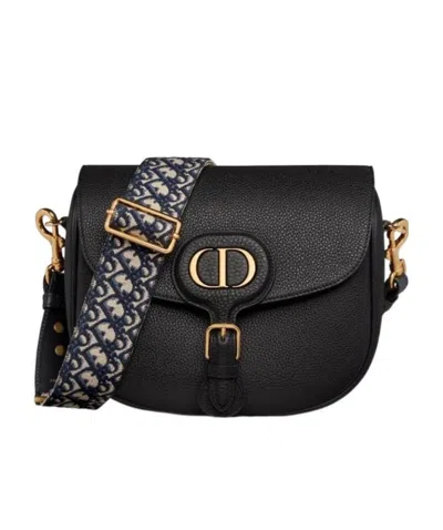 Dior Large  Bobby Cross-body Bag In Black