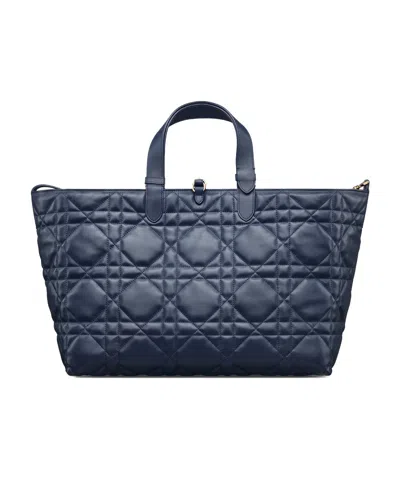 Dior Large Logo Tote In Black