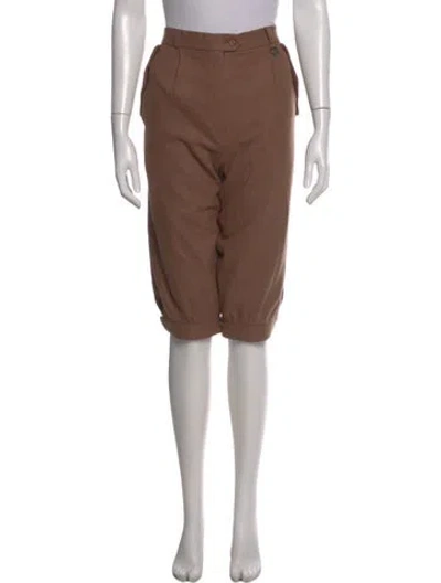 Pre-owned Dior Late 1980's - Early 1990's Knee-length Shorts In Brown