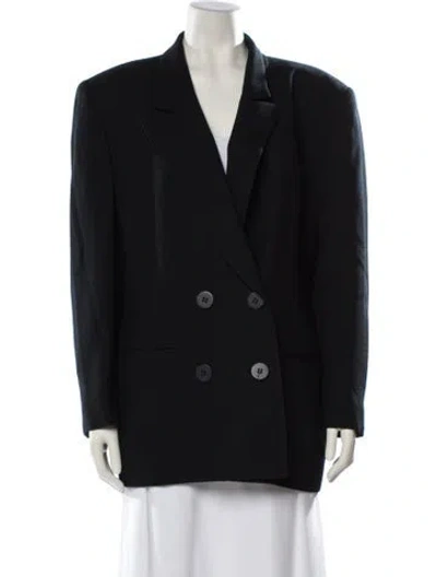 Pre-owned Dior Late 1980's - Early 1990's Wool Jacket In Black