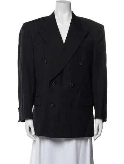 Pre-owned Dior Le Connaisseur Wool Blazer In Blue
