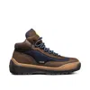 Dior Logo Round Head Lacing Splicing Boots In Brown